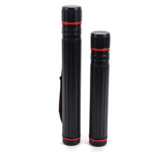 Lade das Bild in den Galerie-Viewer, Zeichenrollen Köcher | 60-110 cm, schwarz | Transportrolle