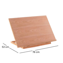 Lade das Bild in den Galerie-Viewer, Zeichentisch DIN A2 "WORKSTATION" | Buchenholz |  Tischstaffelei