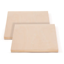 Lade das Bild in den Galerie-Viewer, 2x HOLZ Malgrund 60x60 cm | Birkenholz Leinwand, bemalbarer Keilrahmen