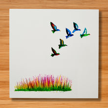 Lade das Bild in den Galerie-Viewer, 2x HOLZ Malgrund 50x50 cm | Kiefernholz Leinwand, bemalbarer Rahmen