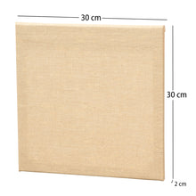 Lade das Bild in den Galerie-Viewer, 4x ARTIKUM JUTE 30x30cm | bemalungsfertige Leinwände