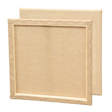 Lade das Bild in den Galerie-Viewer, 2x ARTIKUM JUTE 50x50cm | bemalungsfertige Leinwände
