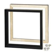 Lade das Bild in den Galerie-Viewer, 2 SCHATTENFUGENRAHMEN für KEILRAHMEN 30x30 cm | B-WARE für Leinwände