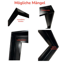 Lade das Bild in den Galerie-Viewer, 2 SCHATTENFUGENRAHMEN für KEILRAHMEN 40x60cm schwarz | B-WARE