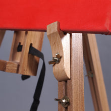 Lade das Bild in den Galerie-Viewer, STAFFELEI "KLIMT" 180cm | geöltes Buchenholz | tragbare Künstler Feldstaffelei für Keilrahmen & Leinwand bis 100cm