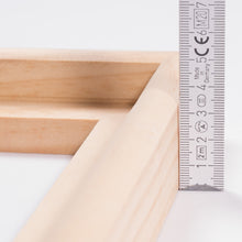 Lade das Bild in den Galerie-Viewer, 2 SCHATTENFUGENRAHMEN für KEILRAHMEN 80x80 cm | Rahmen für Leinwände