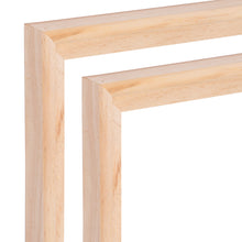 Lade das Bild in den Galerie-Viewer, 2 SCHATTENFUGENRAHMEN für KEILRAHMEN 60x60cm | Rahmen für Leinwände