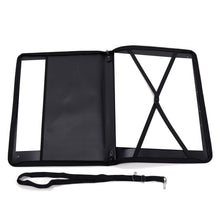Lade das Bild in den Galerie-Viewer, KÜNSTLERMAPPE PORTFOLIO DIN A2| Dokumetentasche , Kunststoff schwarz