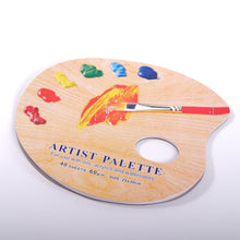 Lade das Bild in den Galerie-Viewer, Mischpalette Block | oval, 25x30 cm, 40 Seiten, 60 gsm | Farbpalette