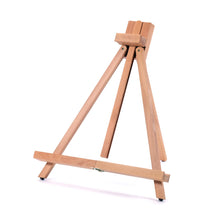 Lade das Bild in den Galerie-Viewer, Tischstaffelei "JUNIOR" | Ulmenholz, 47 cm | Holzstaffelei, Malzubehör