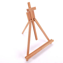 Lade das Bild in den Galerie-Viewer, Tischstaffelei "JUNIOR" | Ulmenholz, 47 cm | Holzstaffelei, Malzubehör