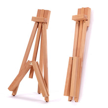 Lade das Bild in den Galerie-Viewer, Tischstaffelei "JUNIOR" | Ulmenholz, 47 cm | Holzstaffelei, Malzubehör