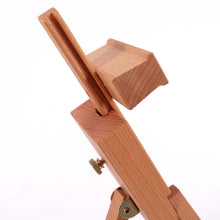 Lade das Bild in den Galerie-Viewer, Tischstaffelei "JUNIOR" | Ulmenholz, 47 cm | Holzstaffelei, Malzubehör