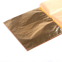Lade das Bild in den Galerie-Viewer, BLATTMETALL GOLD OPTIK 25 Blatt, 14x14cm | Künstler Goldfolie, Blattgold Folie