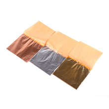 Lade das Bild in den Galerie-Viewer, Blattmetall |  silberfarben, 14 cm, 25 Blatt | Blattsilber Imitat