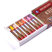 Lade das Bild in den Galerie-Viewer, Öl Pastellkreide | Ø 1 cm, 7,4 cm, 18 Farben Set | Ölkreiden