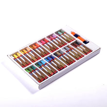 Lade das Bild in den Galerie-Viewer, Öl Pastellkreiden Set | Ø 1 cm, 7,4 cm, 36 Farben Set | Pastellfarben