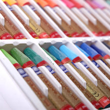 Lade das Bild in den Galerie-Viewer, Öl Pastellkreiden Set | Ø 1 cm, 7,4 cm, 36 Farben Set | Pastellfarben