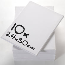 Lade das Bild in den Galerie-Viewer, 10 LEINWÄNDE zum MALEN 24x30cm | blanko Keilrahmen mit Leinwand