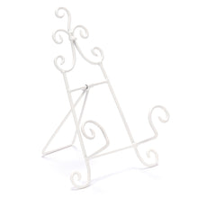 Lade das Bild in den Galerie-Viewer, DEKO STÄNDER "STAFFELEI" | Metall, 24 cm, weiß| antiker Aufsteller