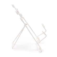 Lade das Bild in den Galerie-Viewer, DEKO STÄNDER "STAFFELEI" | Metall, 24 cm, weiß| antiker Aufsteller