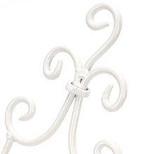 Lade das Bild in den Galerie-Viewer, DEKO STÄNDER "STAFFELEI" | Metall, 24 cm, weiß| antiker Aufsteller