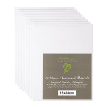 Lade das Bild in den Galerie-Viewer, 8x ARTIKUM KÜNSTLER MALKARTON 18x24cm Malpappen mit Leinwand zum Malen