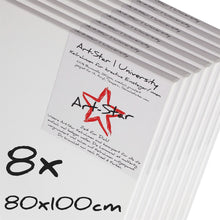 Lade das Bild in den Galerie-Viewer, 8 ART-STAR Leinwände | 80x100 cm | auf Keilrahmen, 100% Baumwolle