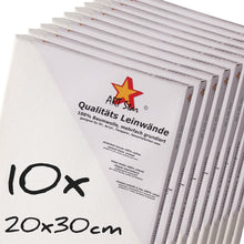 Lade das Bild in den Galerie-Viewer, 10 ART-STAR UNIVERSITY KEILRAHMEN 20x30cm | blanko Leinwände zum malen
