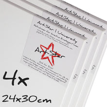 Lade das Bild in den Galerie-Viewer, 4 ART-STAR UNIVERSITY KEILRAHMEN 24x30cm | blanko Leinwände zum malen