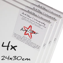 Lade das Bild in den Galerie-Viewer, 4 ART-STAR UNIVERSITY KEILRAHMEN 24x30cm | blanko Leinwände zum malen