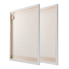 Lade das Bild in den Galerie-Viewer, 2x PREMIUM EXTRA HOCH 3D KEILRAHMEN 60x80cm | Galerie Leinwände