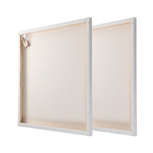 Lade das Bild in den Galerie-Viewer, 2x PREMIUM EXTRA HOCH 3D KEILRAHMEN 80x80cm | Galerie Leinwände