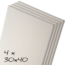 Lade das Bild in den Galerie-Viewer, 4 LEINWÄNDE PURIST 30x40cm | blanko Keilrahmen mit Leinwand, malfertig