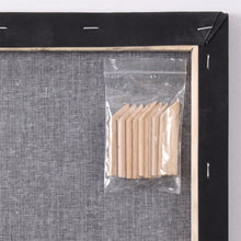 Lade das Bild in den Galerie-Viewer, 4 ART-STAR UNIVERSITY BLACK LEINWÄNDE 40x40 cm | bespannte Keilrahmen