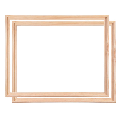 2 SCHATTENFUGENRAHMEN für KEILRAHMEN 60x90cm | Rahmen für Leinwände