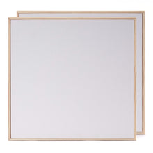 Lade das Bild in den Galerie-Viewer, 2x KÜNSTLER MALKARTON MIT SCHATTENFUGENRAHMEN 50x50 cm | Leinwand Set
