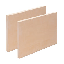 Lade das Bild in den Galerie-Viewer, 2x HOLZ Malgrund 30x40 cm | Birkenholz Leinwand, bemalbarer Keilrahmen
