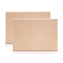 Lade das Bild in den Galerie-Viewer, 2x HOLZ Malgrund 30x40 cm | Birkenholz Leinwand, bemalbarer Keilrahmen
