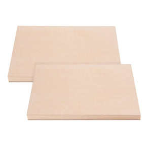 2x HOLZ Malgrund 30x40 cm | Birkenholz Leinwand, bemalbarer Keilrahmen