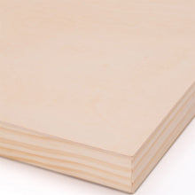 Lade das Bild in den Galerie-Viewer, 2x HOLZ Malgrund 40x40 cm | Birkenholz Leinwand, bemalbarer Keilrahmen
