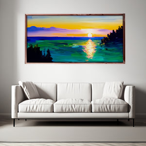 2 B.K. PLUS  Leinwände | 90x180 cm | auf Keilrahmen, 100% Baumwolle