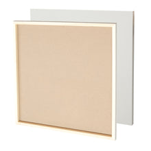 Lade das Bild in den Galerie-Viewer, 2x HOLZ Malgrund 50x50 cm | Kiefernholz Leinwand, bemalbarer Rahmen
