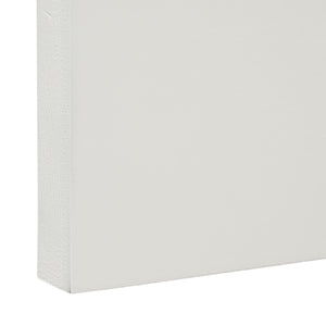 2x HOLZ Malgrund 50x50 cm | Kiefernholz Leinwand, bemalbarer Rahmen
