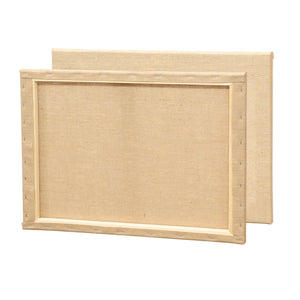 4x ARTIKUM JUTE 24x30 cm | bemalungsfertige Leinwände