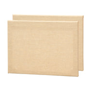 4x ARTIKUM JUTE 60x80cm | bemalungsfertige Leinwände
