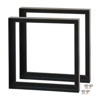 2 SCHATTENFUGENRAHMEN für KEILRAHMEN 30x30 cm | B-WARE für Leinwände