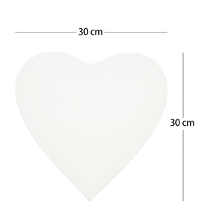 1x ARTIKUM HERZFORM LEINWAND Ø 30 | bespannte Leinwand