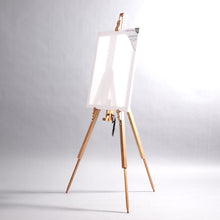 Lade das Bild in den Galerie-Viewer, STAFFELEI &quot;KLIMT&quot; 180cm | geöltes Buchenholz | tragbare Künstler Feldstaffelei für Keilrahmen &amp; Leinwand bis 100cm
