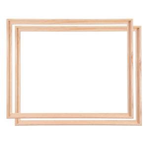2 SCHATTENFUGENRAHMEN für KEILRAHMEN 70x100 cm | Rahmen für Leinwände